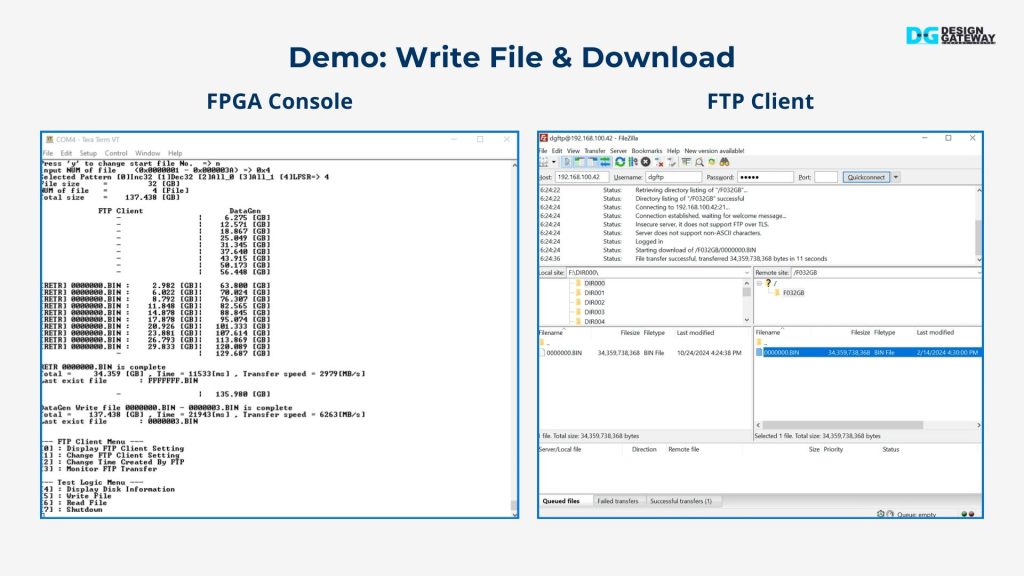 Demo: Write File & Download